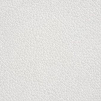 White leather texture with a pebble grain pattern, smooth glossy finish, and tonal variations; Cattelan Italia "971 Bianco 60" style.