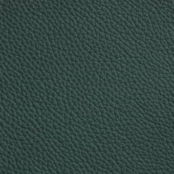 Dark teal pebbled leather texture with a dense, repeating pattern of small bumps and matte finish, suitable for upholstery applications.