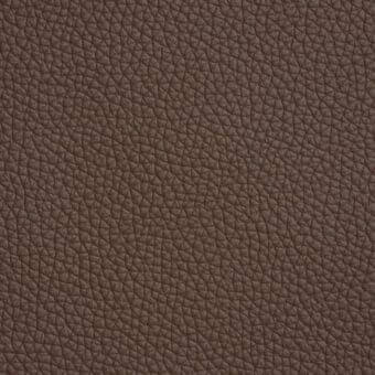Soft leather texture in tobacco brown with a fine, irregular grain and matte finish; Cattelan Italia 988 tabacco 68 leather sample.