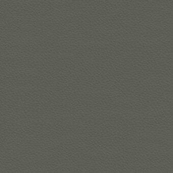 Gray synthetic leather texture with a cross-hatched grain and matte, pebbled finish, ideal for durable upholstery applications.