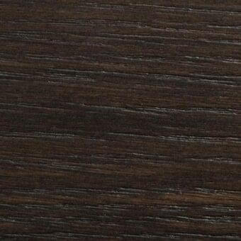 Cattelan Italia RB Burned Oak 1547 wood texture features horizontal grain, distressed markings, and a matte, brushed finish in dark brown.