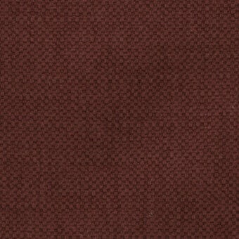 Terracotta fabric sample, dense woven texture, uniform reddish-brown tone, subtle looped pile pattern, matte finish, cierre1972 collection.