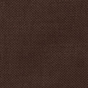 Brown fabric sample with dense weave and granular texture, labeled “hot madison 810”, displayed under even studio lighting.