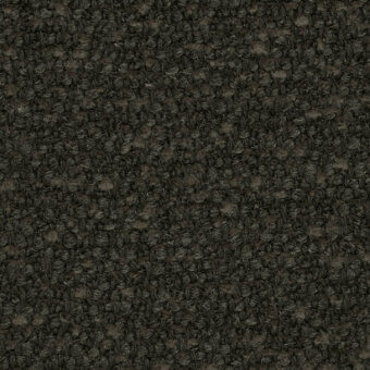 Lario fabric texture, dark gray looped pile, heathered effect with taupe highlights, dense nubby weave, catalog 0, cierre1972 collection.