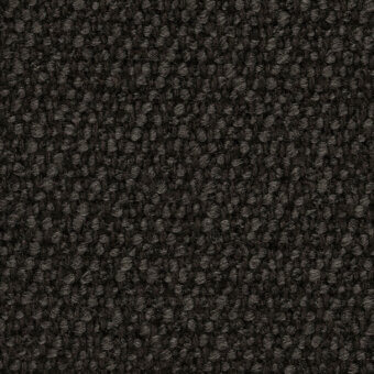 Lario 120 fabric texture, dark charcoal gray looped pile, dense nubby surface, heathered effect, neutral background.