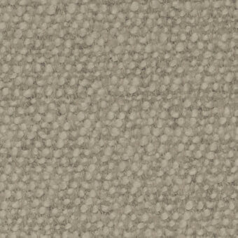 Lario 38 fabric texture, warm beige, dense nubby weave with heathered tonal variations and a slightly coarse, tactile surface.