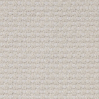 Creamy off-white woven fabric texture with a regular grid pattern of raised knots, matte finish, labeled “Corno” from cierre1972 fabric collection.