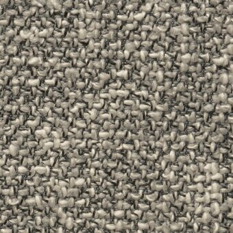 Woven tweed fabric, off-white and gray tones, dense speckled texture, non-directional pattern, Cierre1972 funky collection, fabric category 1.