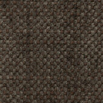 Gemma Plus 96 Large fabric texture, heathered brown and gray woven material, dense nubby surface for upholstery.