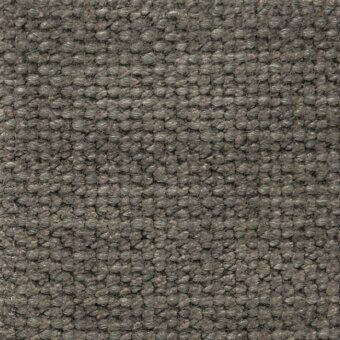Woven fabric texture, gray-brown heathered tone, densely looped tufts; sample labeled “gemma plus 96 large” by cierre1972.