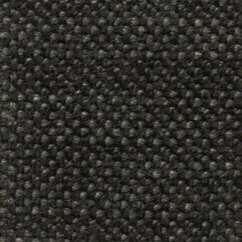 Gemma Plus 98 Large fabric texture, dark gray, dense granular surface with heathered yarn and matte finish.