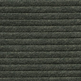 Dark olive green corduroy fabric texture with narrow horizontal ribs, matte finish, and subtle “cierre1972” manufacturer label printed below.