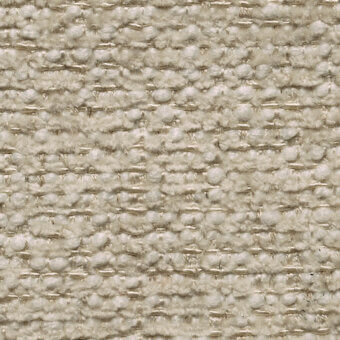 Lucinasco 20 fabric texture, off-white woven material, close-up view of nubby horizontal and vertical thread grid, matte finish.