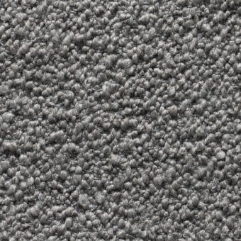 Orsetto 22 fabric texture, medium gray looped pile, dense nubby surface, matte finish, Cierre1972 collection upholstery material.