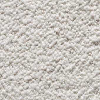 Cierre1972 orsetto fabric sample, off-white looped pile texture, category 2, soft nubby weave with subtle tonal variations.