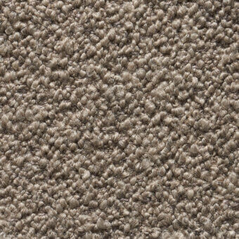 Orsetto fabric sample, taupe looped pile texture, irregular fiber height, matte finish, Cierre1972 collection, category 2 textile.