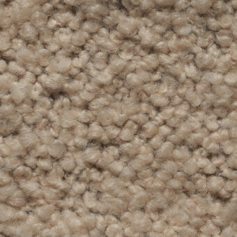 Beige looped pile fabric texture, Cierre1972 Smilla Stretch, heathered tonal shifts, nubby surface, synthetic fiber blend with slight sheen.