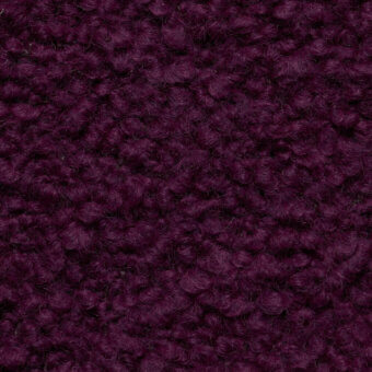 Plum stretch fabric with dense looped pile texture, exhibiting slight sheen and irregular surface, categorized as smilla stretch by cierre1972.