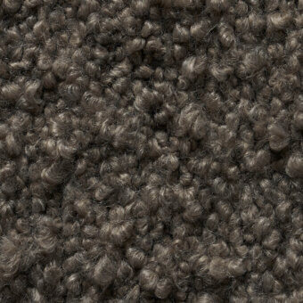 Smilla stretch fabric, medium-gray looped pile, dense curly texture with heathered shading, Cierre1972 collection, category 2.