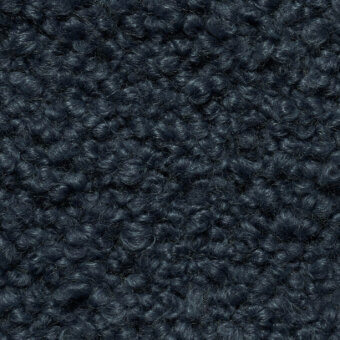 Charcoal gray smilla stretch fabric with a dense, looped pile texture and nubby surface, exhibiting a subtle sheen and compact construction.