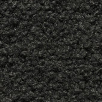 Dark charcoal gray Smilla Stretch fabric texture with dense looped pile, subtle sheen, and a slightly irregular, voluminous knit construction.