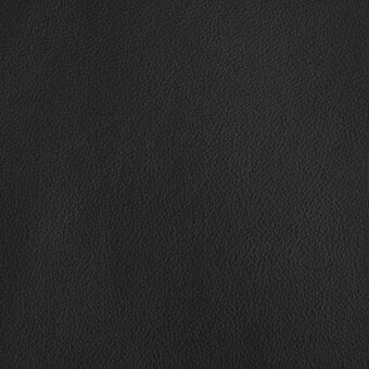 Black leather texture with a fine granular surface, matte finish, and consistent tight grain pattern displaying subtle tonal variations.