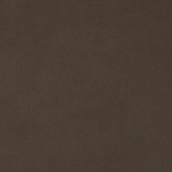 Natural velour leather texture sample, dark taupe color, dense short pile with granular appearance and matte finish.