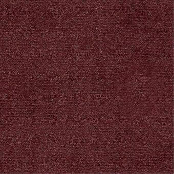 Burgundy fabric sample with dense, short fibers and a granular texture; consistent color with subtle tonal variations, Costantini Pietro textile.