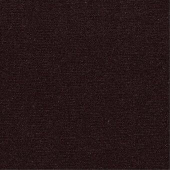 Dark brown fabric sample displaying a dense, textured weave with subtle tonal variations and a granular surface, presented against a neutral backdrop.
