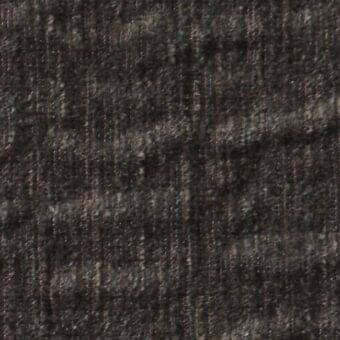 Dark charcoal gray woven fabric texture with heathered olive green and sandy brown vertical ribbing, matte finish, suitable for upholstery.