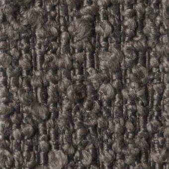 Dark gray woven fabric texture, n22 Constantini Pietro, with raised cords, nubby horizontal strands, and rounded knots creating a three-dimensional grid.