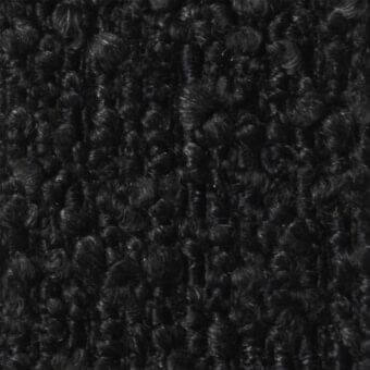 Black looped pile fabric texture, n24 Costantini Pietro collection, dense nubby weave with matte finish and subtle vertical lines.