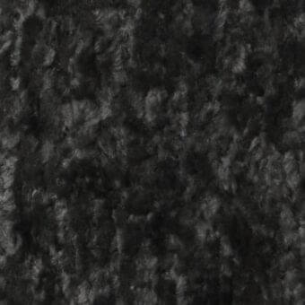 Black looped pile fabric texture, dense and plush with irregular loops, matte finish, Costantini Pietro n34 fabric sample.