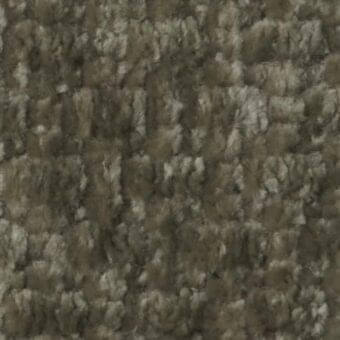 Dense looped fabric texture in brown and gray tones, featuring a nubby, irregular surface with subtle vertical lines and heathered appearance.