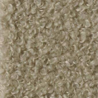 Beige looped fabric texture, m83 collection by Constantini Pietro, displays dense curls and a matte finish with subtle shading variations.