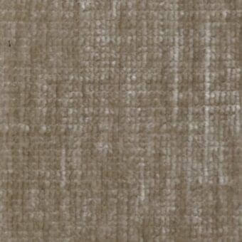 Beige fabric texture with a short, dense pile and subtle vertical striations, presenting a matte, uniform surface suitable for upholstery.