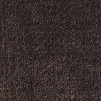 Dark brown textured fabric sample with sandy flecks, dense woven appearance, studio lighting, label reads “costantini pietro > fabrics > fabric (2) > n12.”