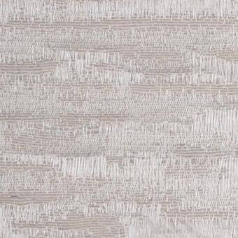 Woven fabric sample, gray and taupe tones, exhibiting horizontal linear texture with varying density and irregular weave; Constantini Pietro L32.