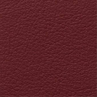 Reddish-brown leather sample with a dense, pebbled texture and matte finish, displaying tonal variations; labeled “costantini pietro > leathers > 844”.