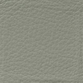 Light gray-green leather texture, “851” sample, displays a matte finish with dense, irregular grain and subtle raised bumps for a supple appearance.