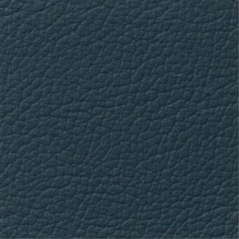 Dark teal full-grain leather texture with a pebble grain pattern, matte finish, and natural color variations; Costantini Pietro 856 sample.