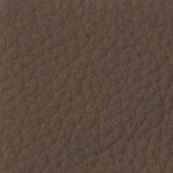 Brown leather texture sample, “costantini pietro 905,” with a pebbled grain and matte finish displaying natural color variations.