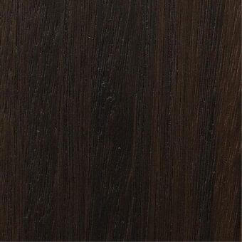 Dark brown wood grain texture, “Kakao Matt” by Costantini Pietro, features a linear vertical pattern and matte finish with tonal variations.