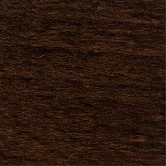 Dark brown wood grain texture with linear pattern, visible knots, and subtle tonal variations, presenting a smooth, slightly distressed finish.