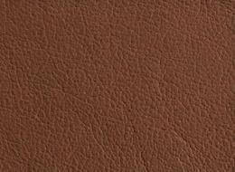 Brown leather texture sample from dv home Nuvola collection, 137 Tabacco, displaying a matte finish and natural grain pattern.