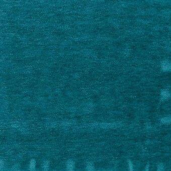 Teal woven fabric texture with a nubby surface, matte finish, and grid pattern; ditre italia fabric sample enter 006.