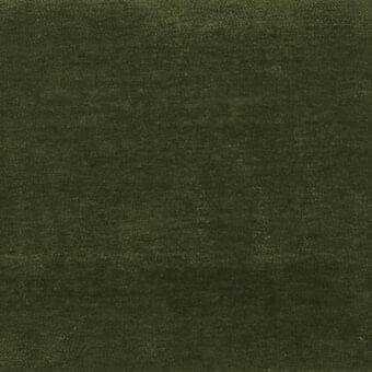 Olive green fabric texture sample displaying a looped pile construction and matte finish, with “ditre italia” text at the bottom.