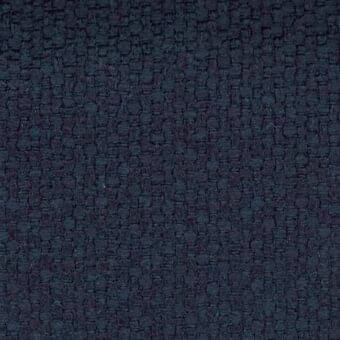 Dark blue woven fabric texture with raised knots, matte finish, and a dense, compact construction; label reads “ditre italia even 705”.