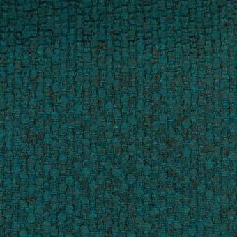 Teal woven fabric texture with irregular pattern, matte finish, and brown flecks; label reads “ditre italia > fabric (e) > even > even 708.”