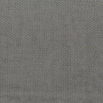 Woven gray fabric texture with a dense, granular surface and subtle mottled variations, exhibiting a compact, slightly rough feel.